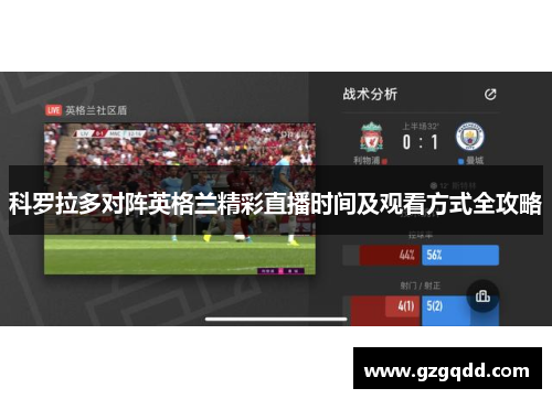 科罗拉多对阵英格兰精彩直播时间及观看方式全攻略